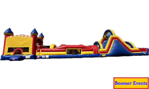 Combo 23: 13x13, 37ft Obstacle Course & 20ft Jumbo Slide